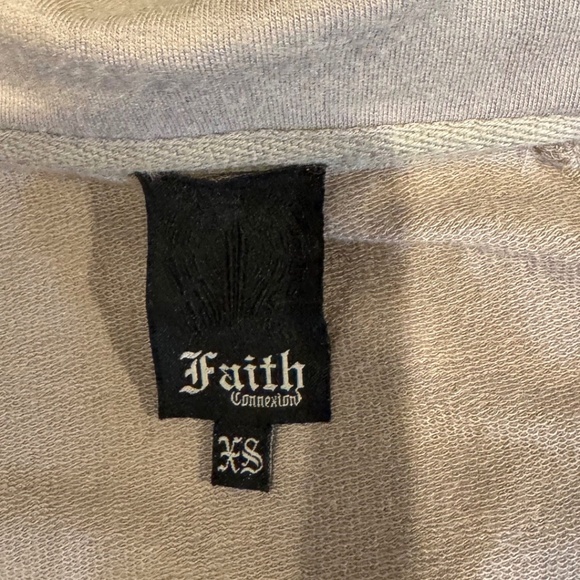 Faith Connexion Embellished Zip Jacket – XS – “Love Deeper” Seahorse Design – Gr - Picture 7 of 12